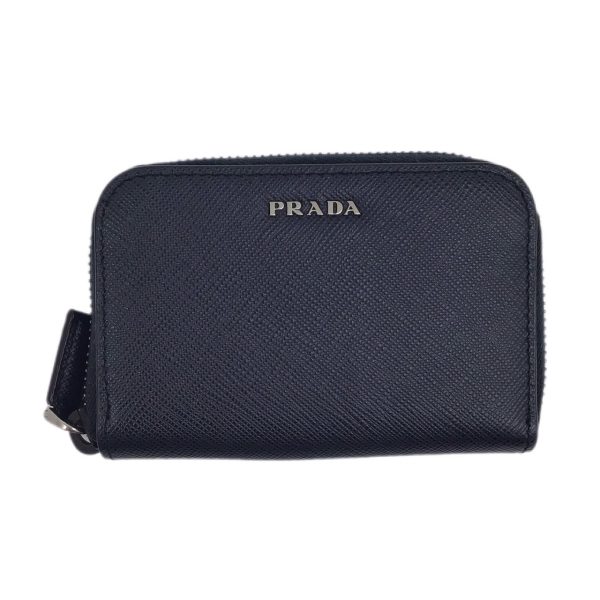 imgrc0092023775 PRADA Saffiano Card Case Leather Navy