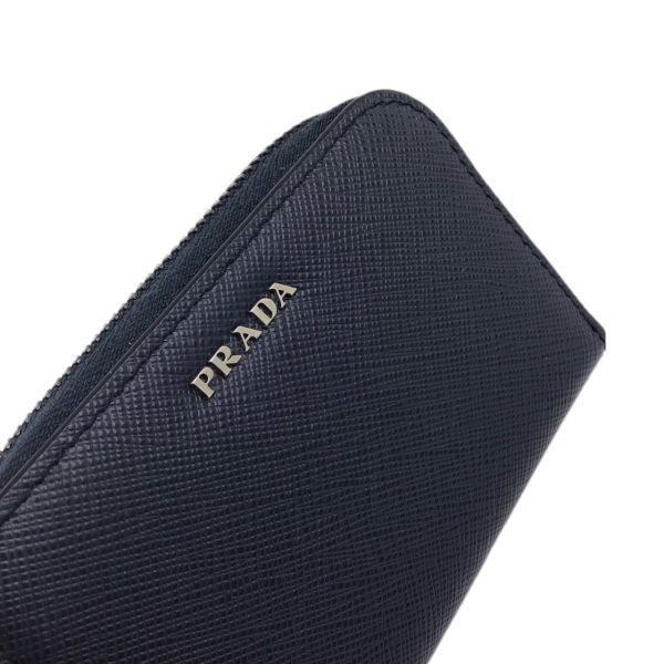 imgrc0092023779 PRADA Saffiano Card Case Leather Navy