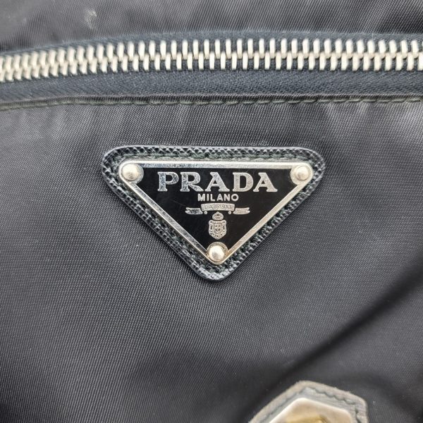 imgrc0092035429 PRADA Skull Shoulder Bag Nylon Black