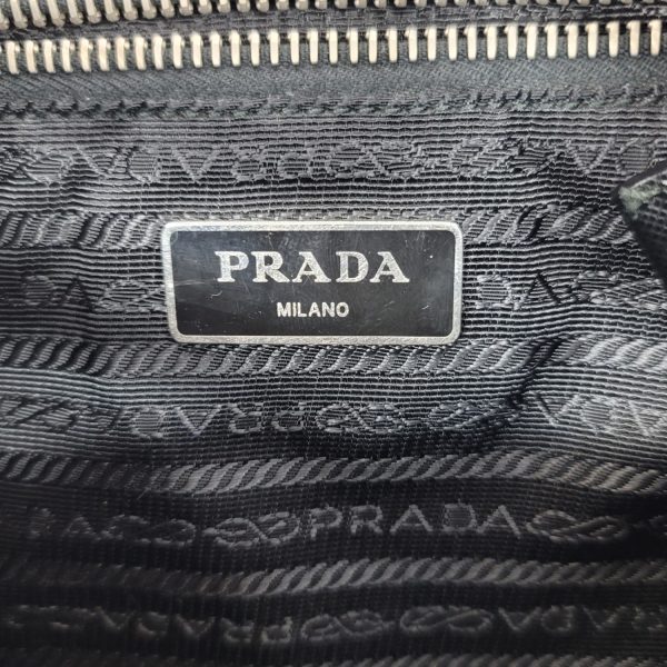 imgrc0092035431 PRADA Skull Shoulder Bag Nylon Black