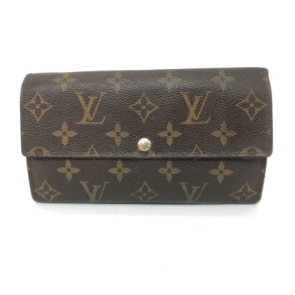 imgrc0092183616 Louis Vuitton Portefeuille Sara BifLong Wallet Monogram Brown