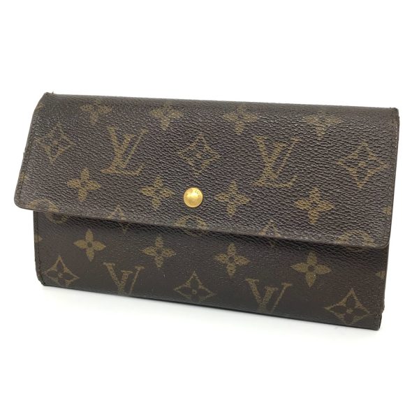 imgrc0092225519 Louis Vuitton Porte Tresor Long Wallet Monogram Brown