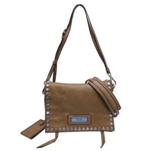 imgrc0092305317 Prada Plate Waist Bag Nylon Khaki