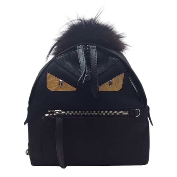 imgrc0092322513 FENDI Bugs Eye Backpack Black