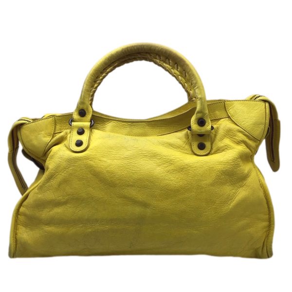 imgrc0092364511 Balenciaga The City Leather 2WAY Bag Lemon Yellow