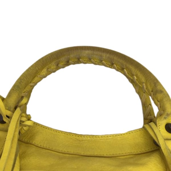 imgrc0092364513 Balenciaga The City Leather 2WAY Bag Lemon Yellow