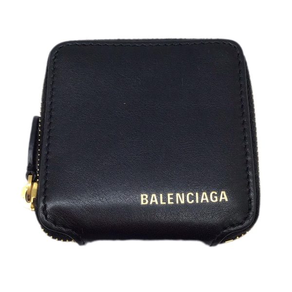 imgrc0092407652 Balenciaga Coin Case Metal Zippy Coin Purse Black