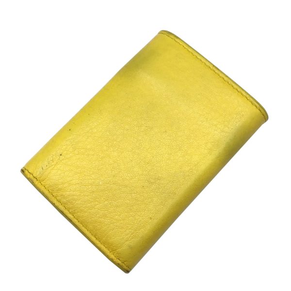 imgrc0092430037 Balenciaga Paper Mini Wallet Trifold Compact Yellow