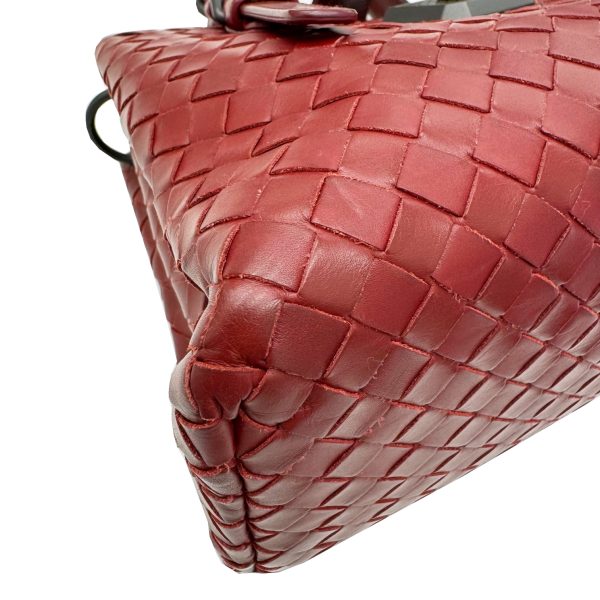 imgrc0092503215 Bottega Veneta Baby Rome Leather Bordeaux Wine Red