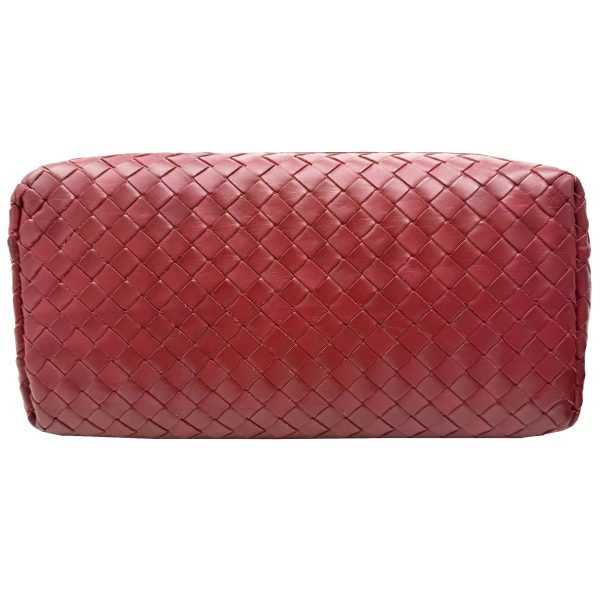 imgrc0092503216 Bottega Veneta Baby Rome Leather Bordeaux Wine Red