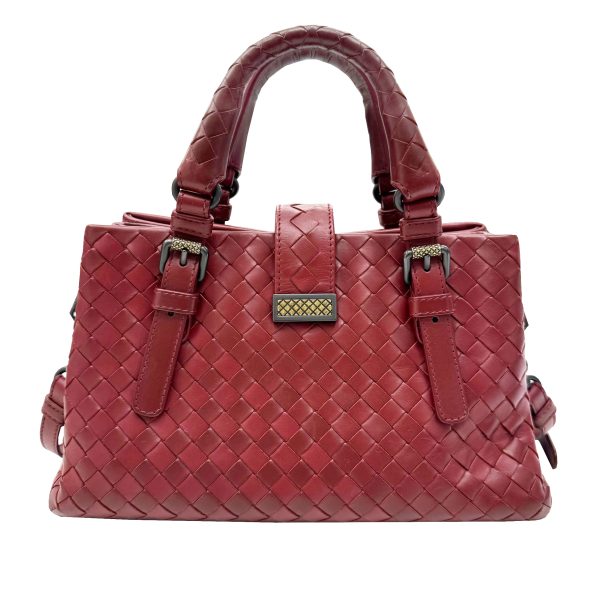 imgrc0092503219 Bottega Veneta Baby Rome Leather Bordeaux Wine Red