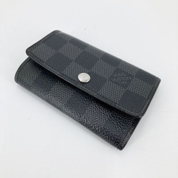 imgrc0092716673 Louis Vuitton Multicle 6 Key Case Damier Graphite Black