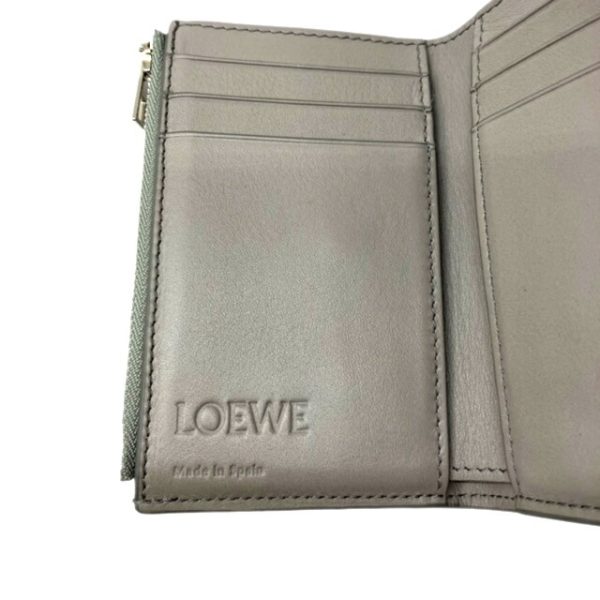 imgrc0092817019 Loewe Anagram Vertical Wallet Leather Gray