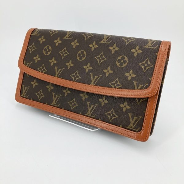 imgrc0092890407 Louis Vuitton Pochette Dame GM Clutch Bag Monogram Brown