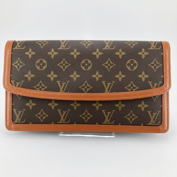 imgrc0092890408 Louis Vuitton Pochette Dame GM Clutch Bag Monogram Brown