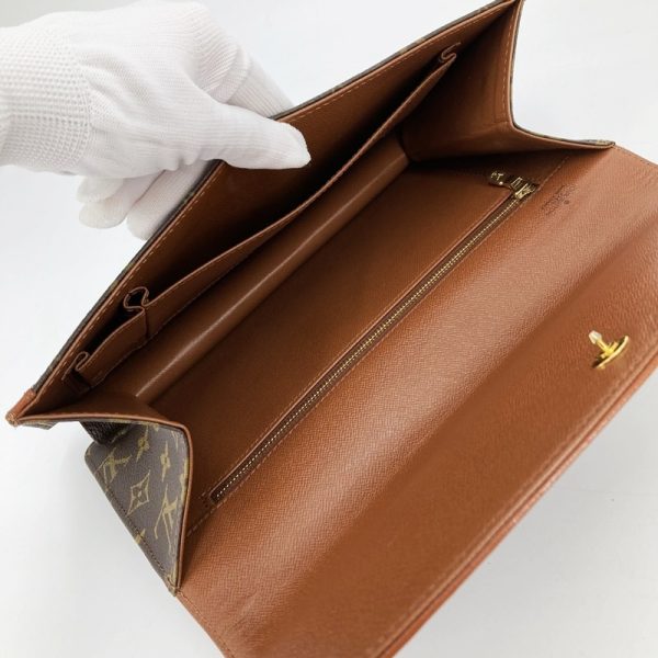 imgrc0092890443 Louis Vuitton Pochette Dame GM Clutch Bag Monogram Brown