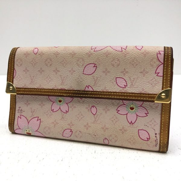 imgrc0092998616 Louis Vuitton Porto Tresor Tri FLong Wallet Monogram Cherry Blossom Brown