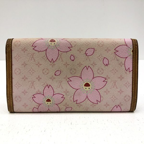 imgrc0092998618 Louis Vuitton Porto Tresor Tri FLong Wallet Monogram Cherry Blossom Brown