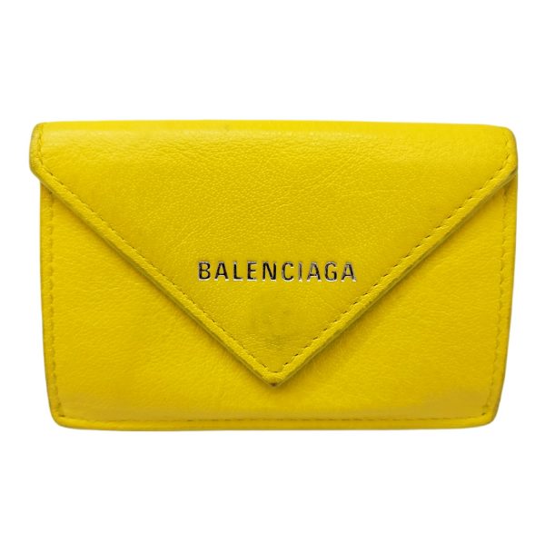 imgrc0093050267 Balenciaga Trifold Compact Wallet Yellow