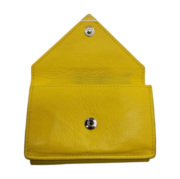 imgrc0093050285 Balenciaga Trifold Compact Wallet Yellow