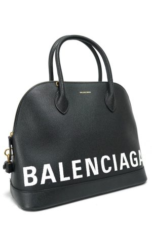 imgrc0093052206 Balenciaga Leather Solid Key Case Bag Black