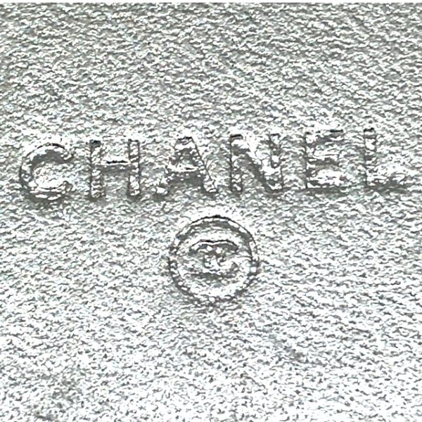 created by Background Eraser CHANEL Matelasse Long Flap Wallet Silver