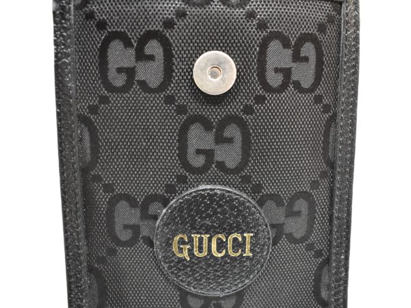 imgrc0093244989 GUCCI Off the Grid Shoulder Bag GG Nylon Black Crossbody