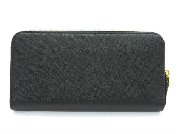 imgrc0093447205 Prada Saffiano Metal Long Wallet Black