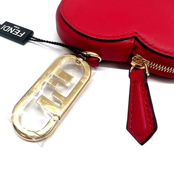 imgrc0093471707 FENDI Heart Coin Case Red