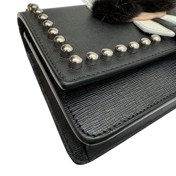 imgrc0093534673 FENDI Chain Wallet Black