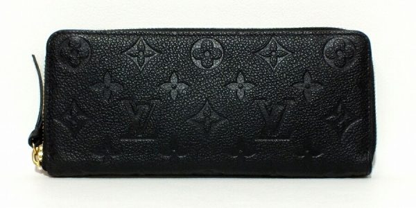 imgrc0093686651 Louis Vuitton Clemence Empreinte Long Wallet Noir Black