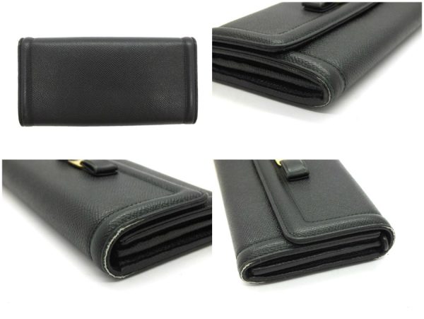 imgrc0093894784 Salvatore Ferragamo Vera Ribbon Long Wallet Black