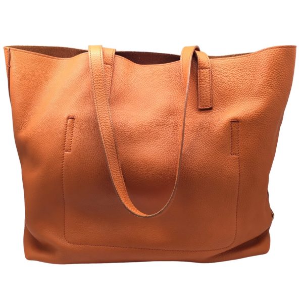 imgrc0094183644 PRADA Tote Bag Leather Orange