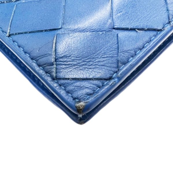 created by Background Eraser Bottega Veneta Intrecciato Long Wallet Leather Blue