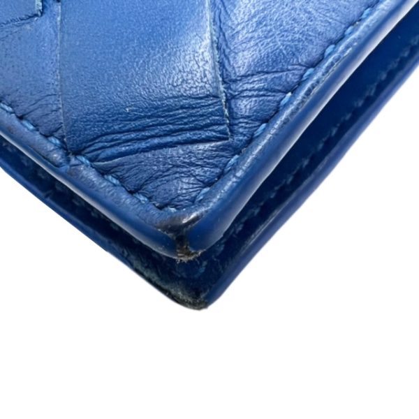 created by Background Eraser Bottega Veneta Intrecciato Long Wallet Leather Blue