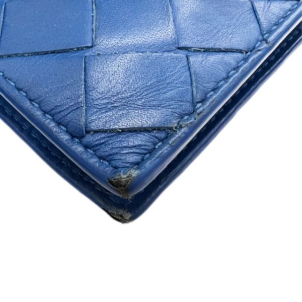 created by Background Eraser Bottega Veneta Intrecciato Long Wallet Leather Blue