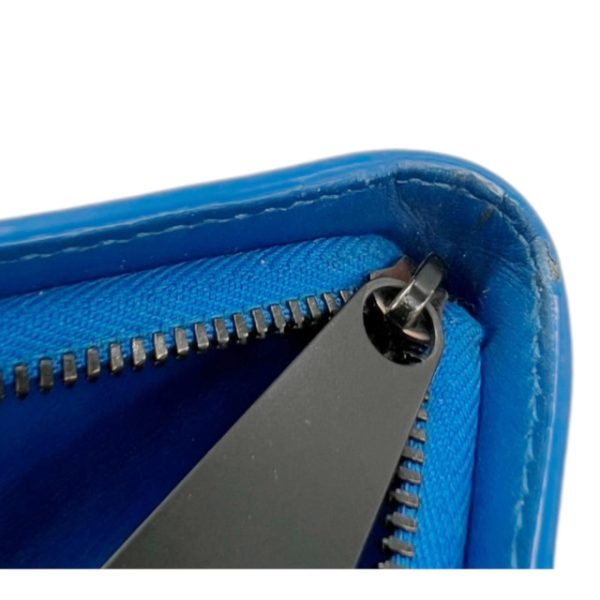 created by Background Eraser Bottega Veneta Intrecciato Long Wallet Leather Blue