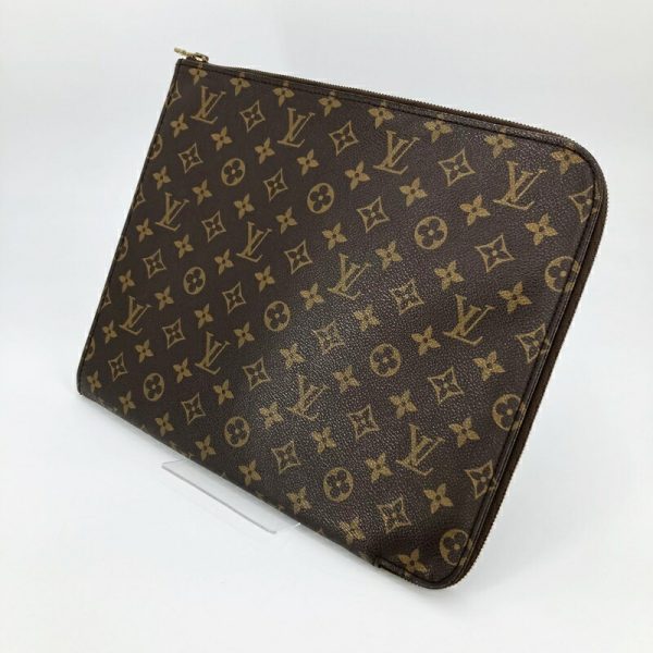 imgrc0094203234 Louis Vuitton Poche Document Case Monogram Brown