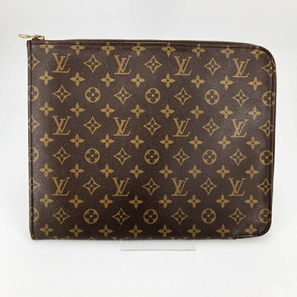 imgrc0094203235 Louis Vuitton Poche Document Case Monogram Brown