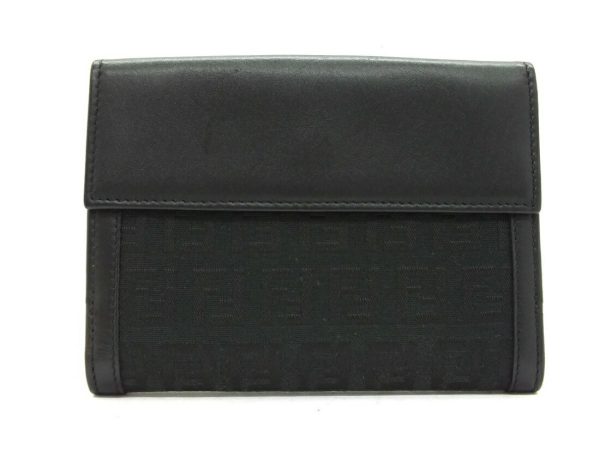 imgrc0094300921 Fendi Zucchino Wallet Black