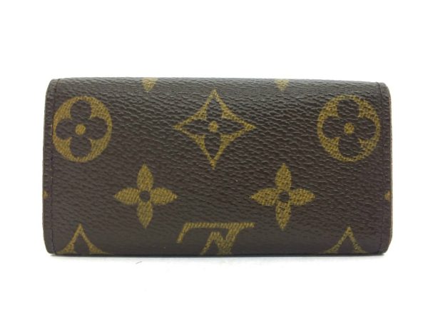 imgrc0094301111 Louis Vuitton Monogram Multicle 4 key Case Key Holder Brown