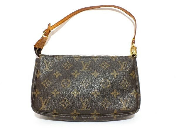 imgrc0094342751 Louis Vuitton Monogram Accessory Pouch Pochette Accessoire Bag Brown