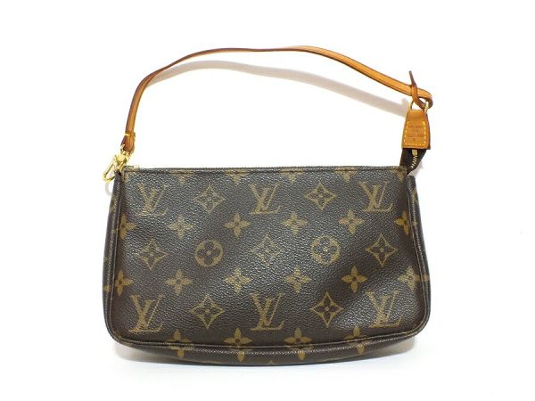 imgrc0094342752 Louis Vuitton Monogram Accessory Pouch Pochette Accessoire Bag Brown