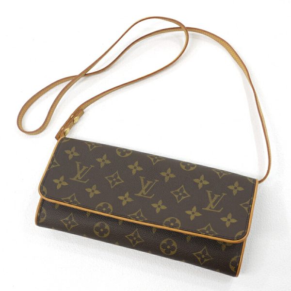 imgrc0094399569 Louis Vuitton Pochette Twin GM Shoulder Bag Monogram Brown