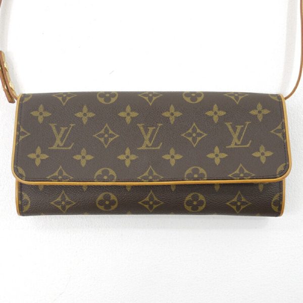 imgrc0094399570 Louis Vuitton Pochette Twin GM Shoulder Bag Monogram Brown