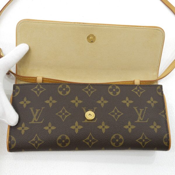 imgrc0094399576 Louis Vuitton Pochette Twin GM Shoulder Bag Monogram Brown