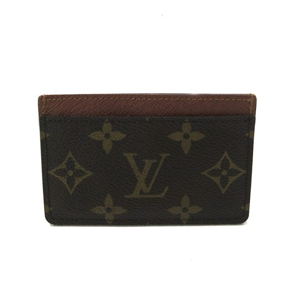 imgrc0094411718 Louis Vuitton Porte Carte Card Case Monogram Brown