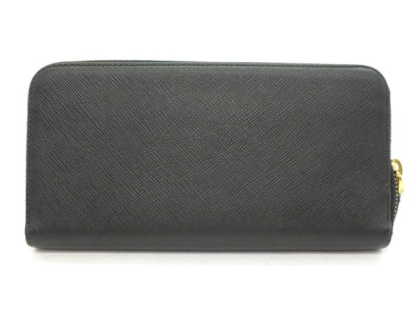 imgrc0094491348 PRADA Saffiano Metal Long Wallet Black Prada Wallet