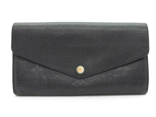 imgrc0094498495 Louis Vuitton Empreinte Portefeuille Sarah Long Wallet Black