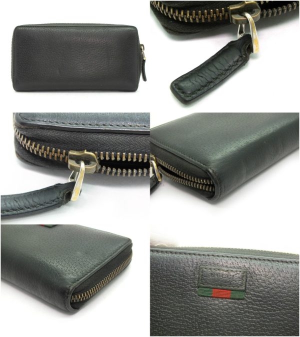 imgrc0094513196 Gucci Web Long Wallet Black